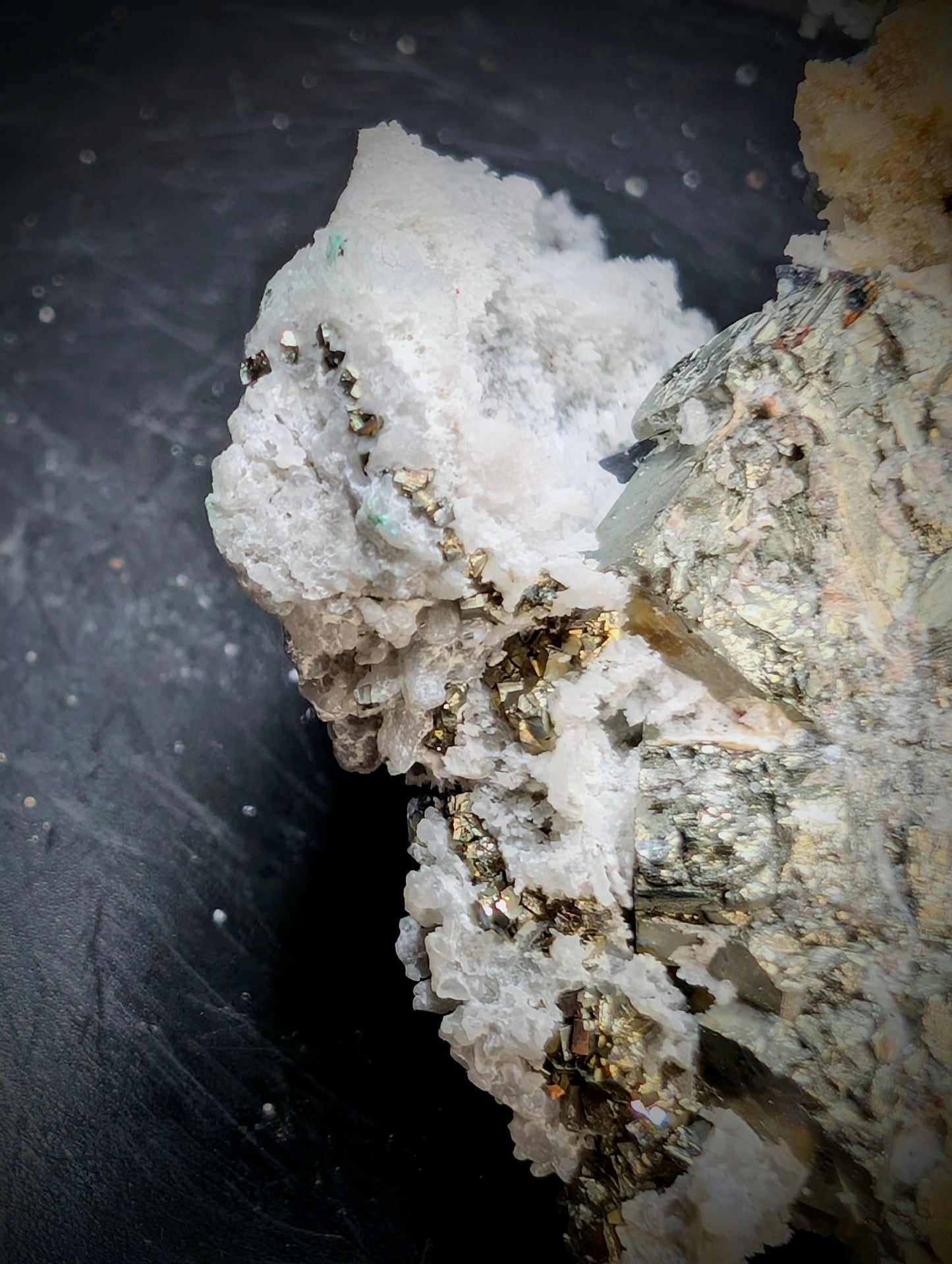 Large Pyrite Crystal Cluster on Quartz Matrix – Erongo, Namibia | Natural Collector Mineral Specimen