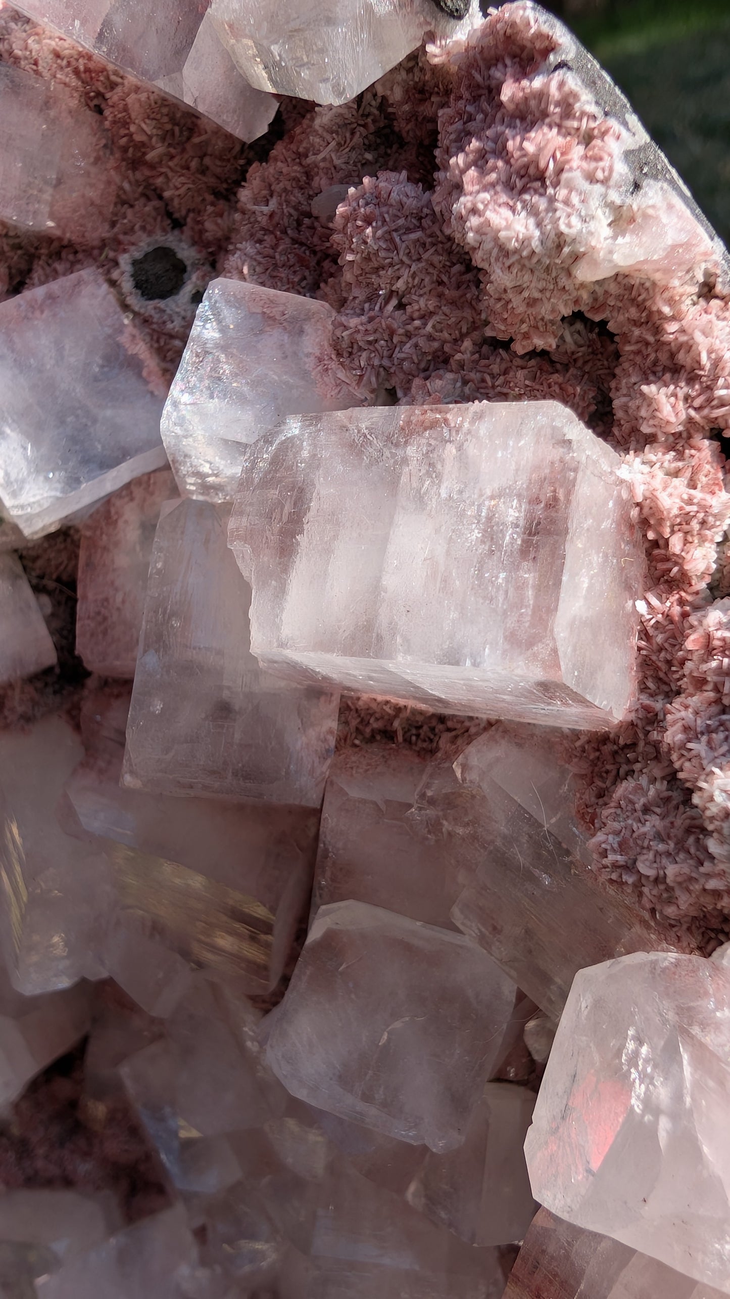 Large Pink Chalcedony with Apophyllite | Nashik, Maharashtra, India | 1.8kg