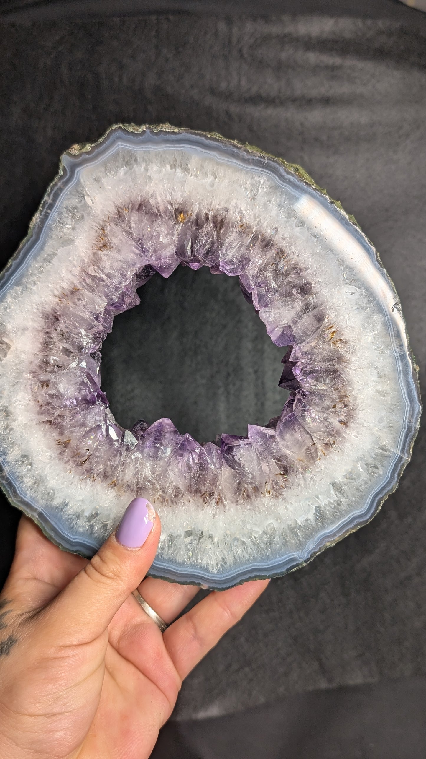 Brazilian Amethyst Portal on Custom Display Stand – 1.5kg
Product Description