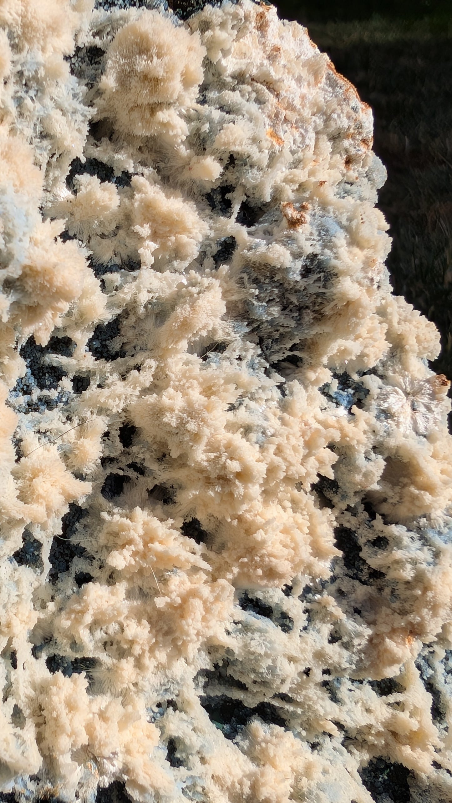 Blue Botryoidal Chalcedony with White Mordenite Sprays | Aurangabad, India | 1kg