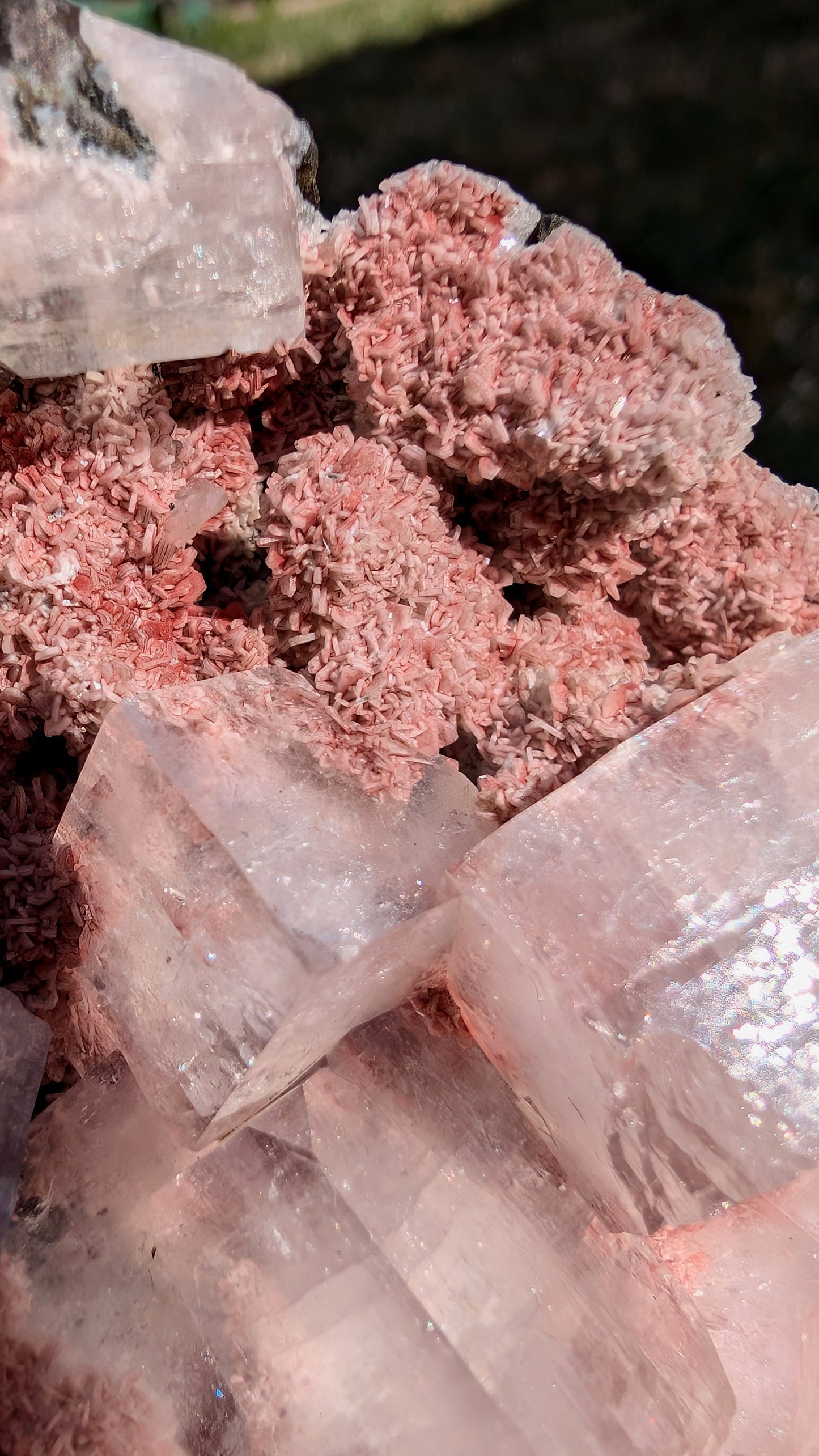 Large Pink Chalcedony with Apophyllite | Nashik, Maharashtra, India | 1.8kg