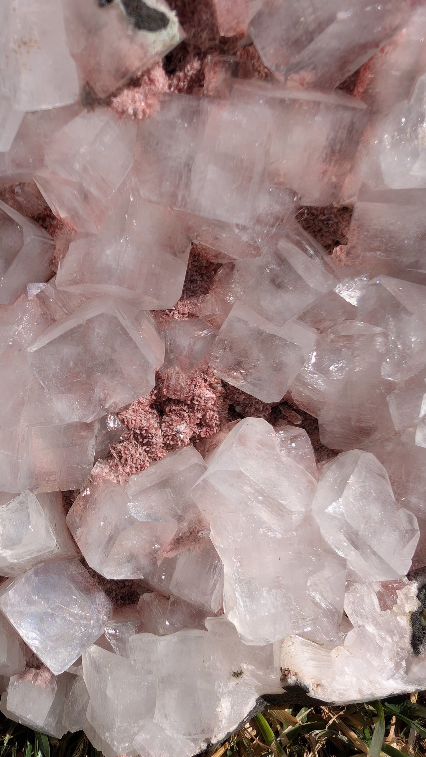 Large Pink Chalcedony with Apophyllite | Nashik, Maharashtra, India | 1.8kg