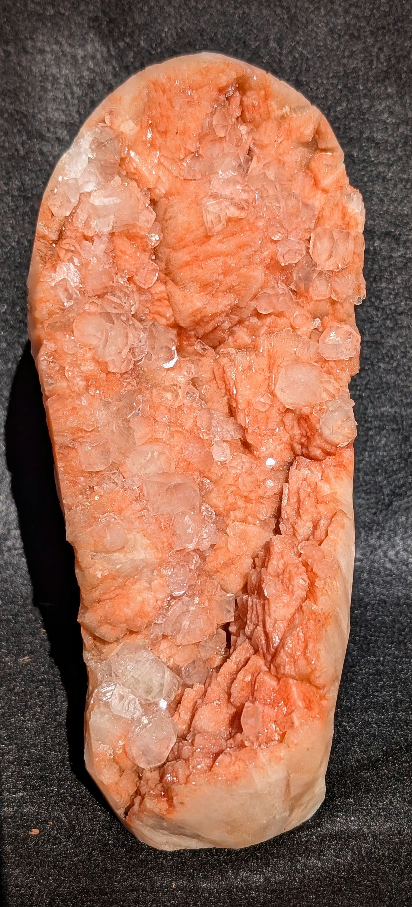 Large Pink sugary Stilbite with Apophyllite | Nashik, Maharashtra, India | 2.1kg