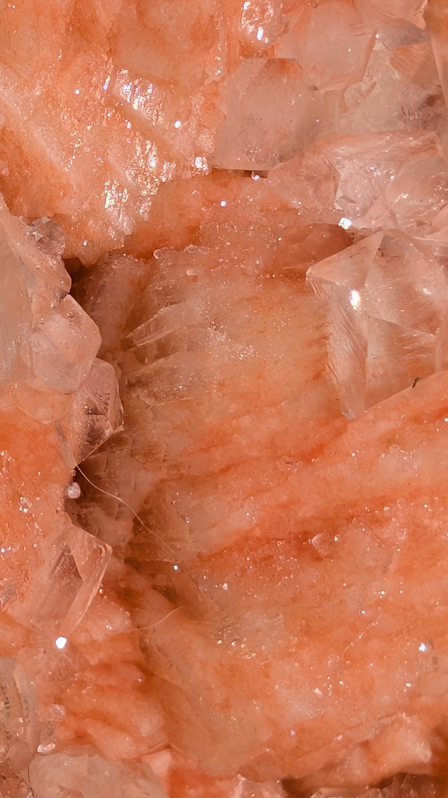 Large Pink sugary Stilbite with Apophyllite | Nashik, Maharashtra, India | 2.1kg