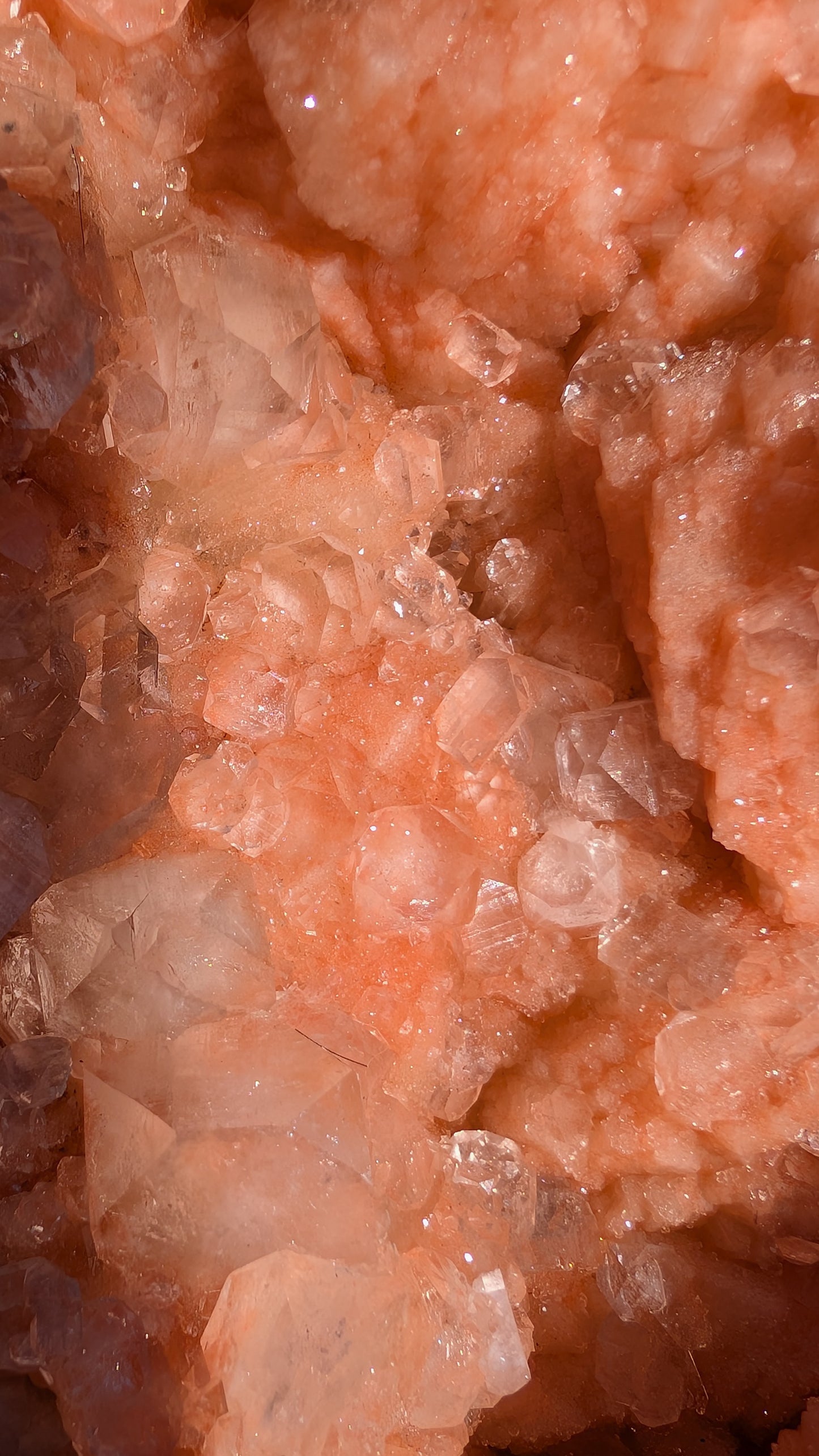 Large Pink sugary Stilbite with Apophyllite | Nashik, Maharashtra, India | 2.1kg