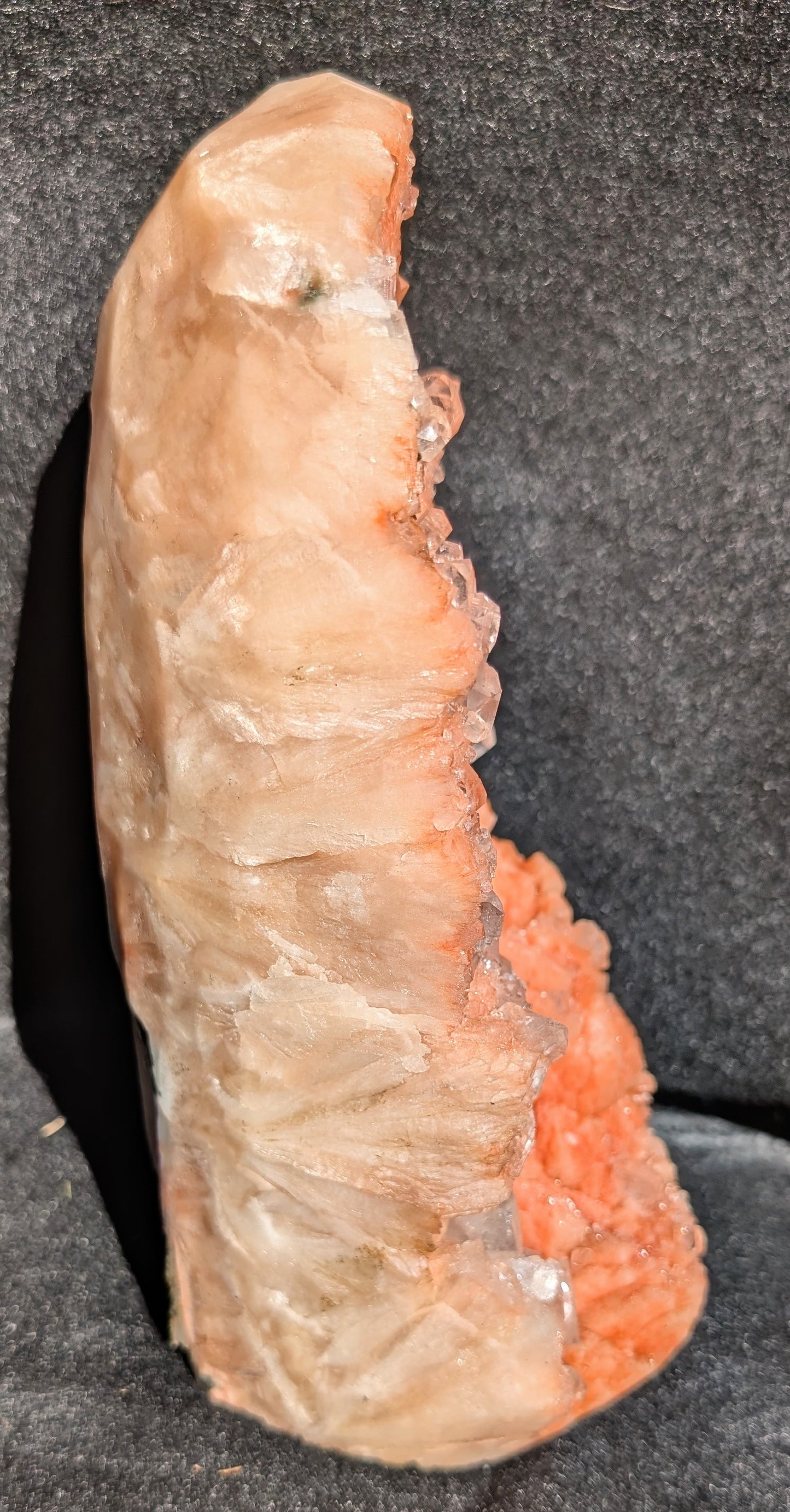 Large Pink sugary Stilbite with Apophyllite | Nashik, Maharashtra, India | 2.1kg
