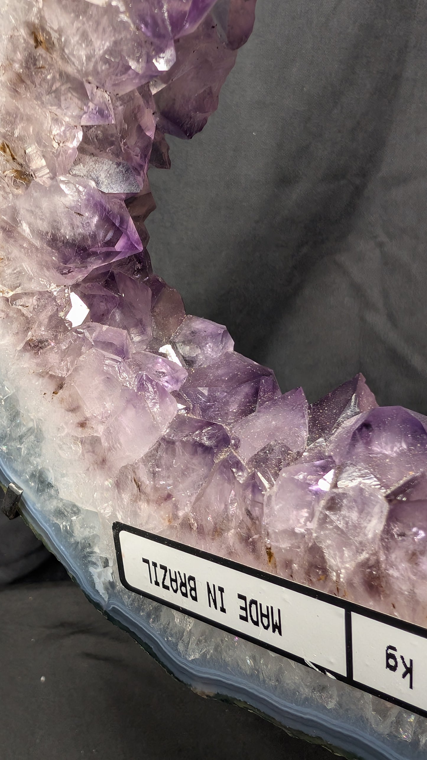 Brazilian Amethyst Portal on Custom Display Stand – 1.5kg
Product Description
