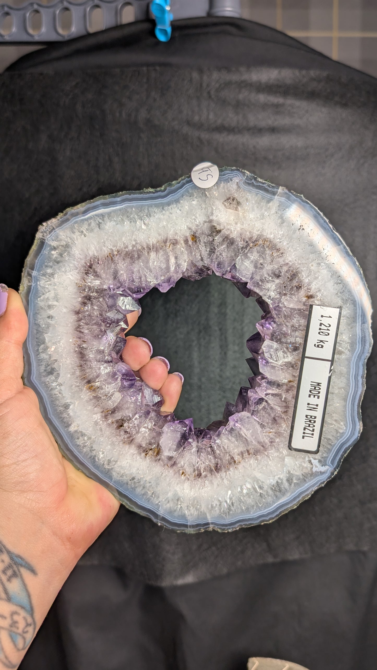 Brazilian Amethyst Portal on Custom Display Stand – 1.5kg
Product Description