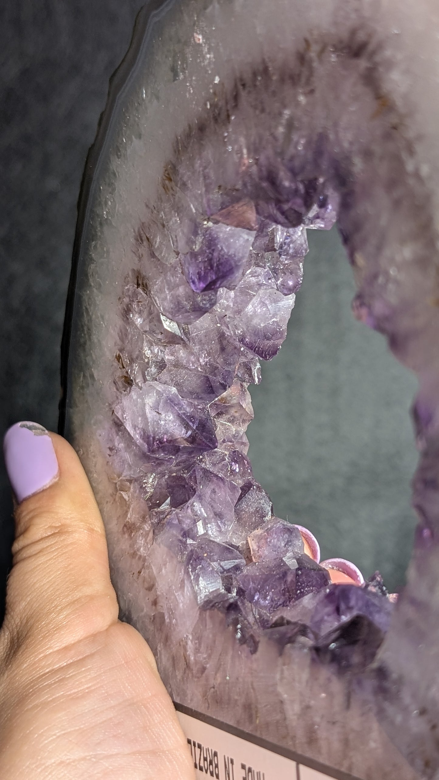 Brazilian Amethyst Portal on Custom Display Stand – 1.5kg
Product Description