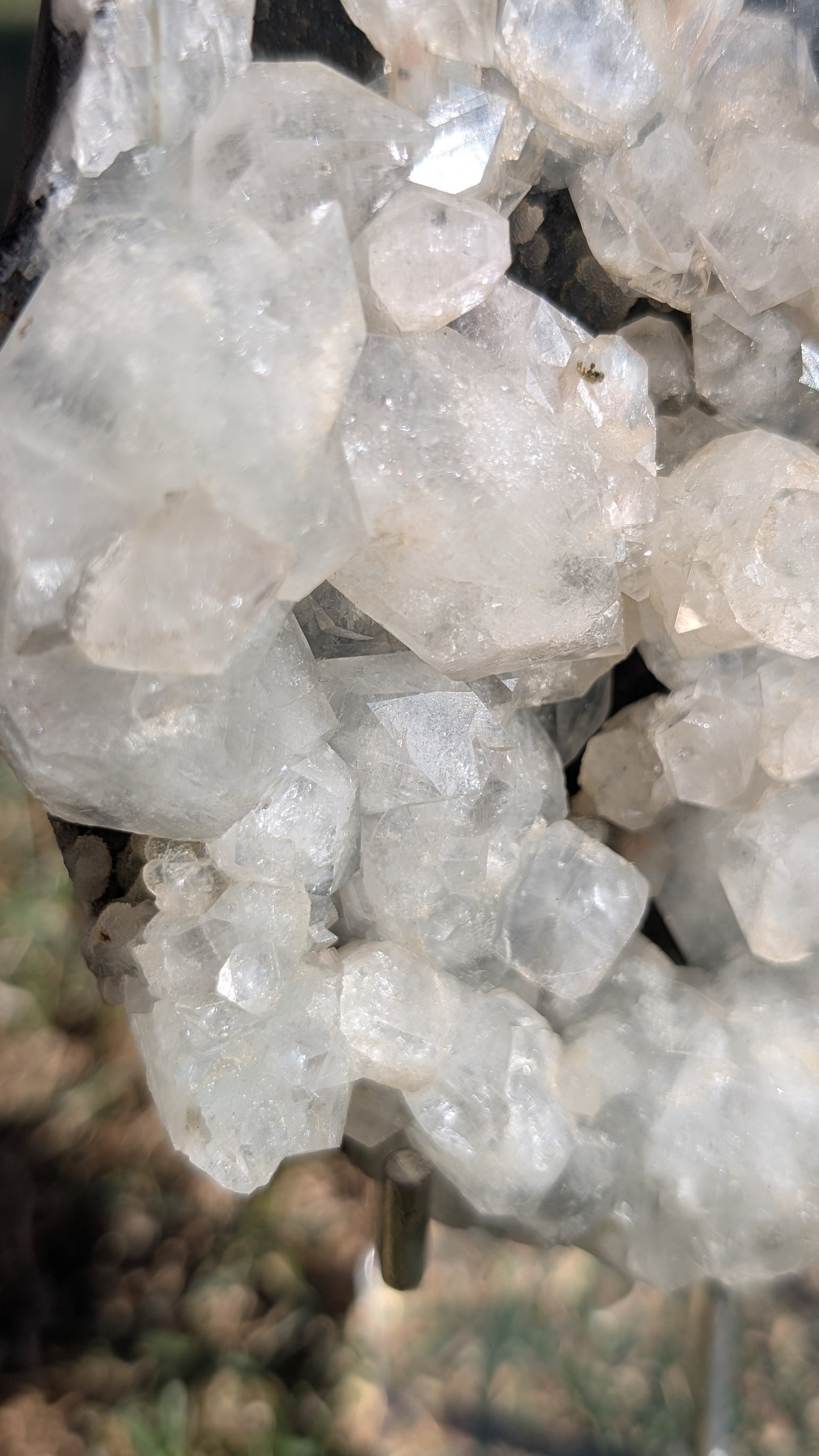 Blue Chalcedony with Apophyllite Crystal Cluster | Aurangabad, India | 1.29kg