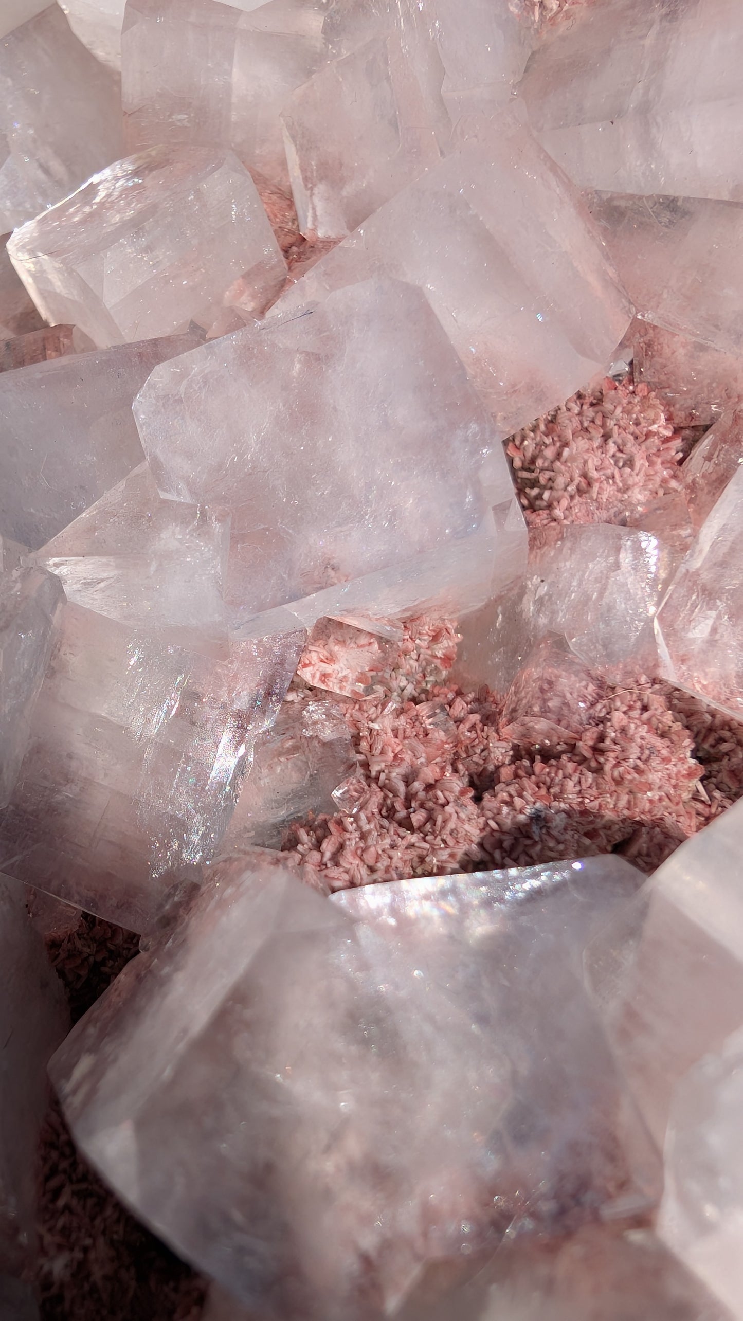 Large Pink Chalcedony with Apophyllite | Nashik, Maharashtra, India | 1.8kg