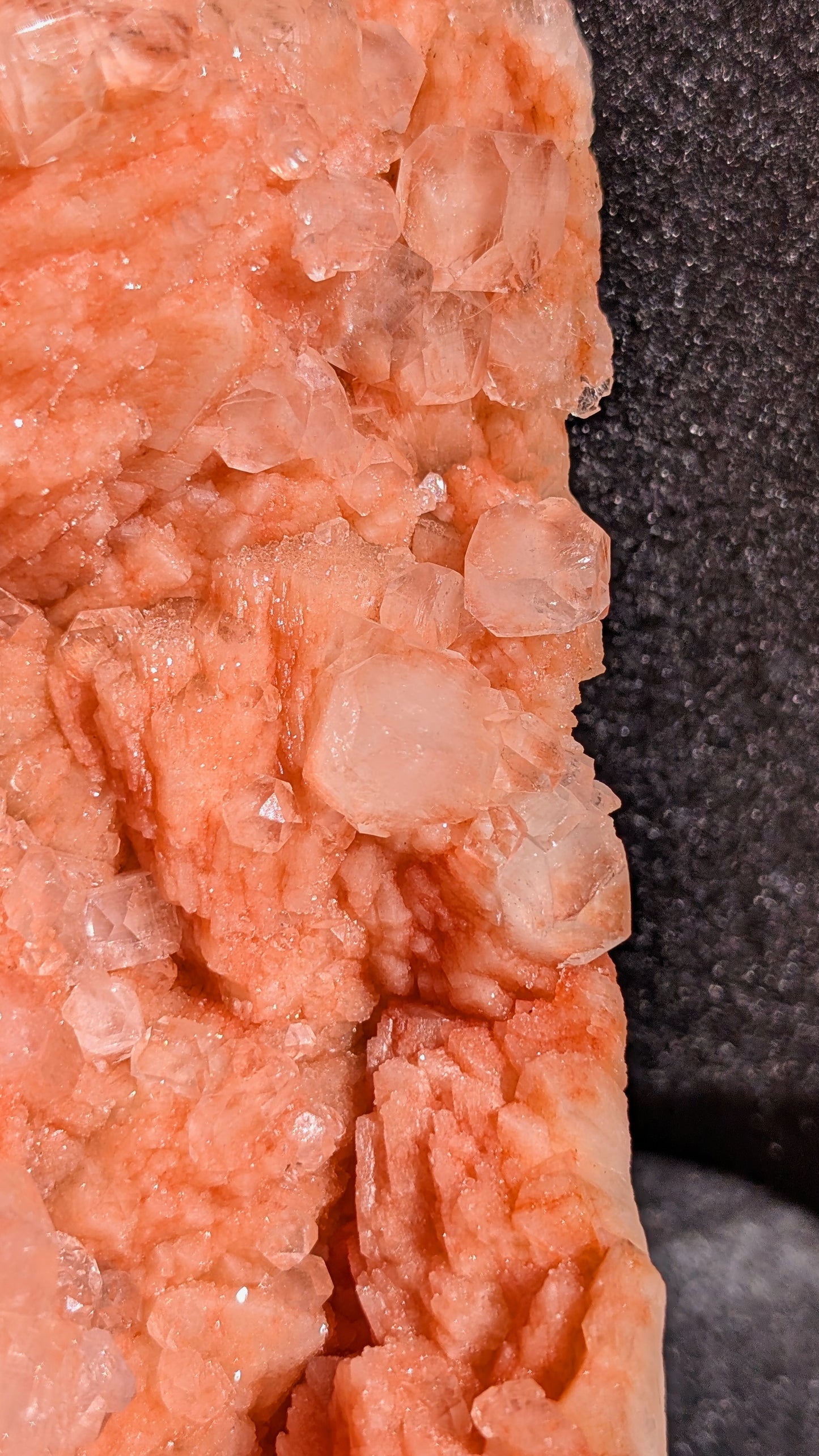 Large Pink sugary Stilbite with Apophyllite | Nashik, Maharashtra, India | 2.1kg