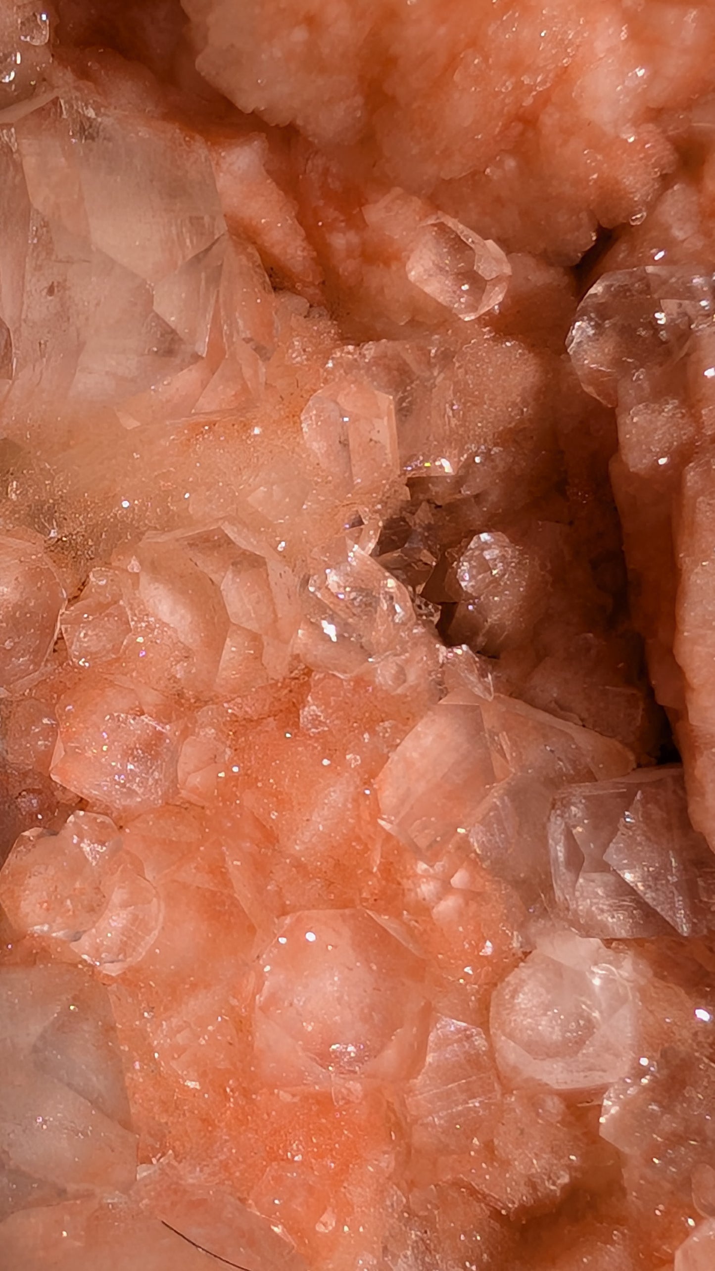 Large Pink sugary Stilbite with Apophyllite | Nashik, Maharashtra, India | 2.1kg