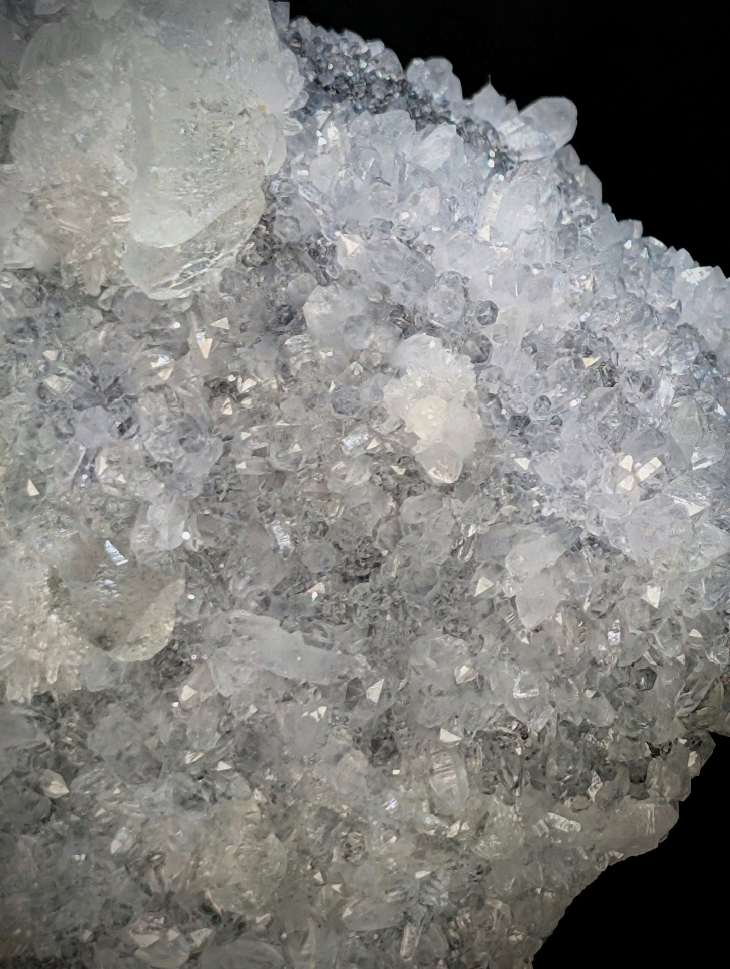UV Reactive Quartz, Calcite & Fluorite Crystal Cluster | Sparkling Mineral Specimen | 396g