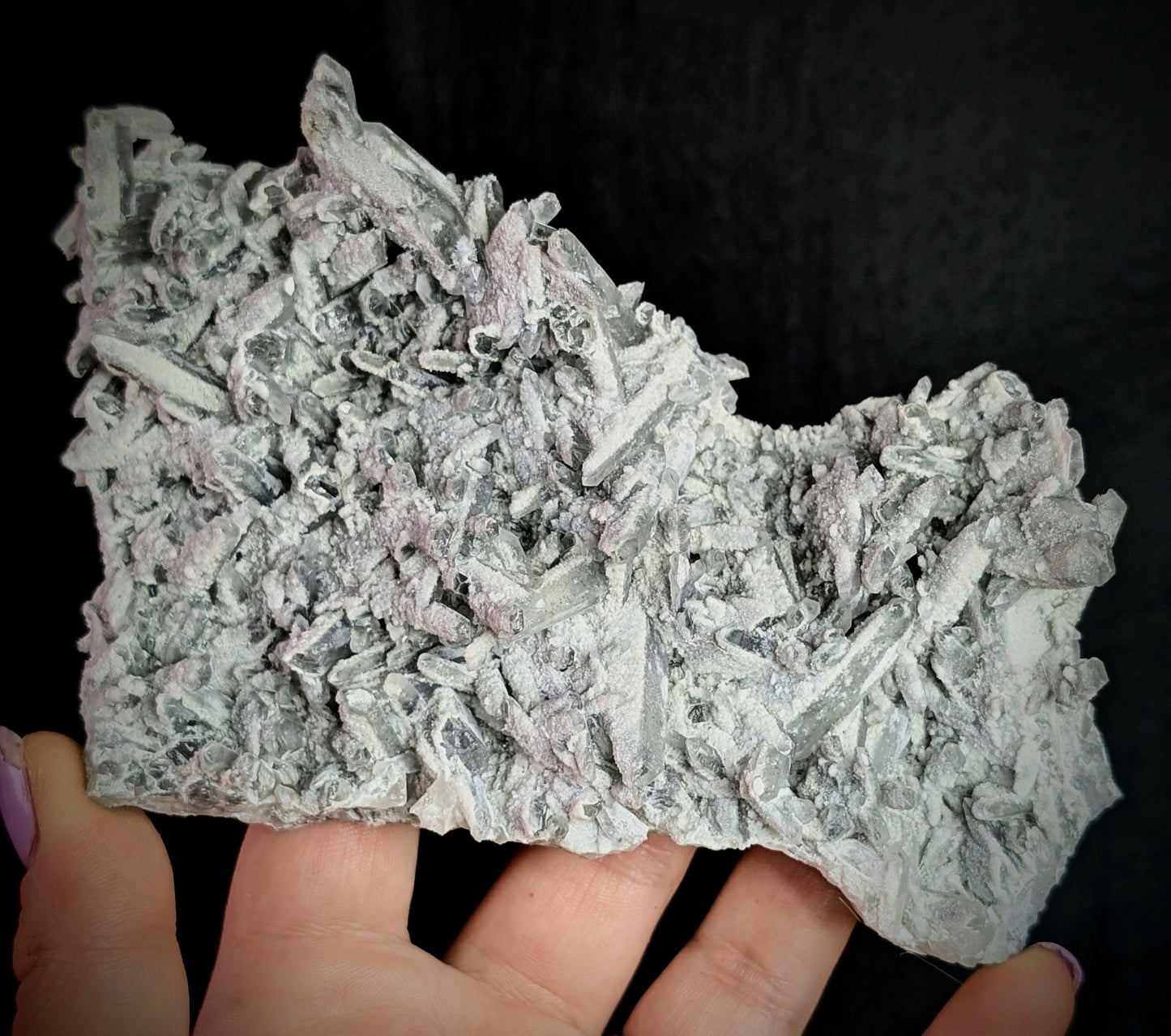 Candle Quartz with Purple Fluorite | 293g