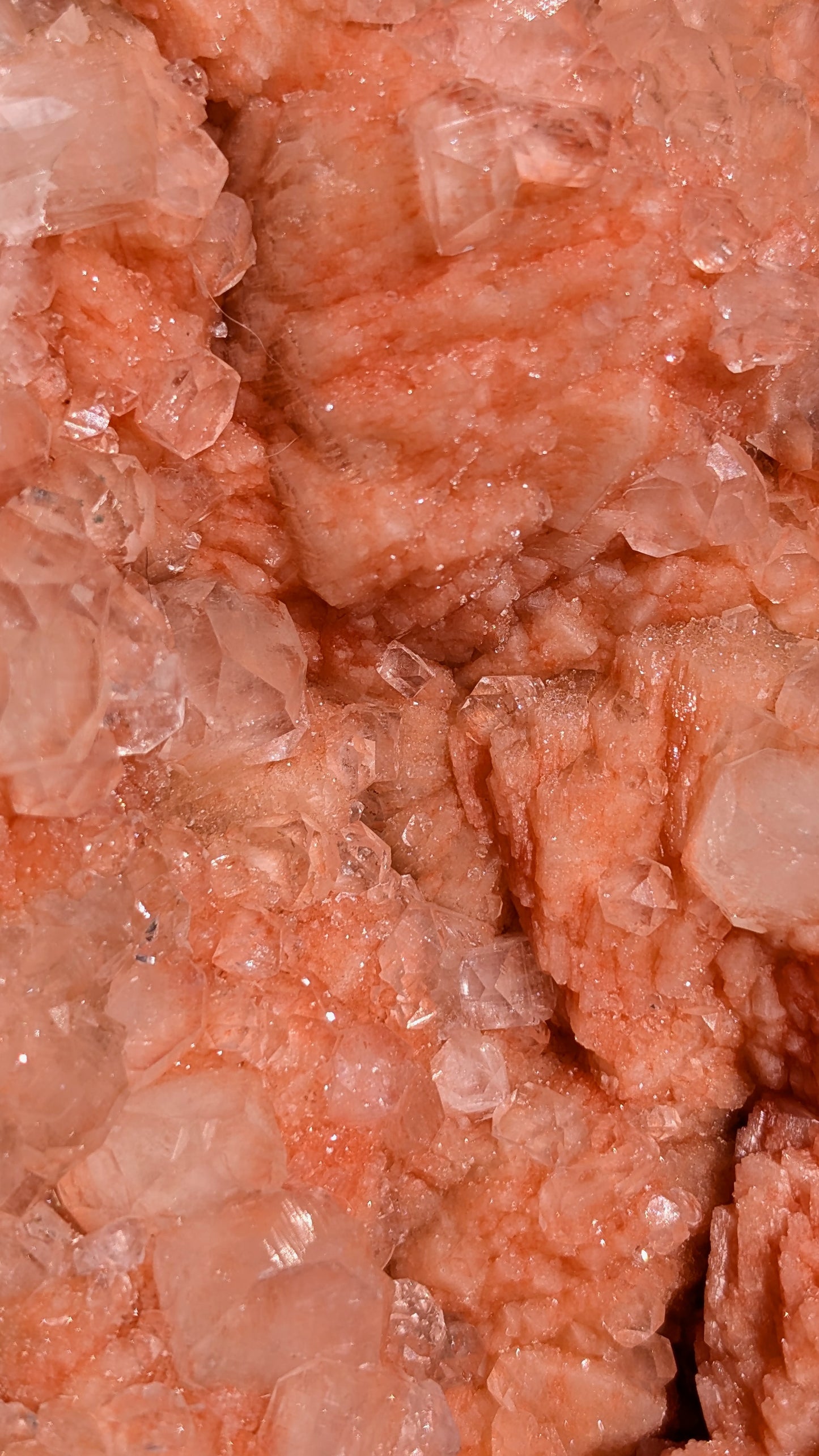 Large Pink sugary Stilbite with Apophyllite | Nashik, Maharashtra, India | 2.1kg