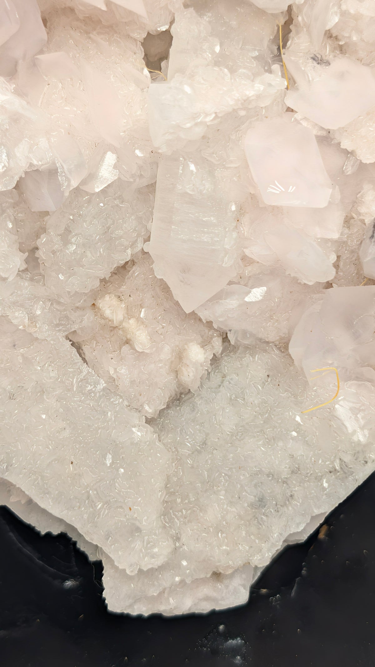 Large Pink Calcite & Quartz Mineral Specimen – 6–7kg UV Fluorescent Statement Piece