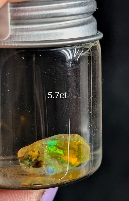 Natural Ethiopian Water Opal Rough | Hydrophane Opal | Welo, Ethiopia | 2.3–5.7ct