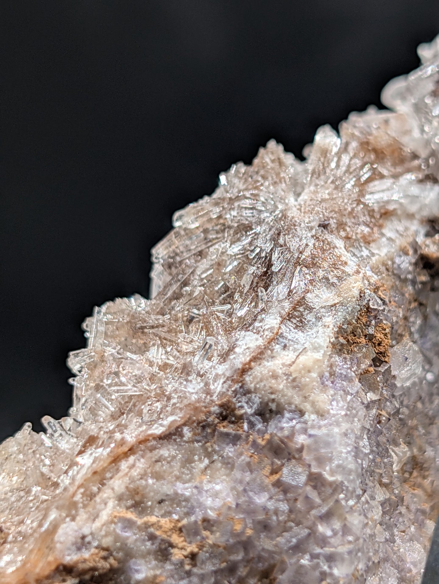 Rare UV Reactive Creedite & Fluorite Specimen – Phosphorescent Afterglow Mineral (111g)