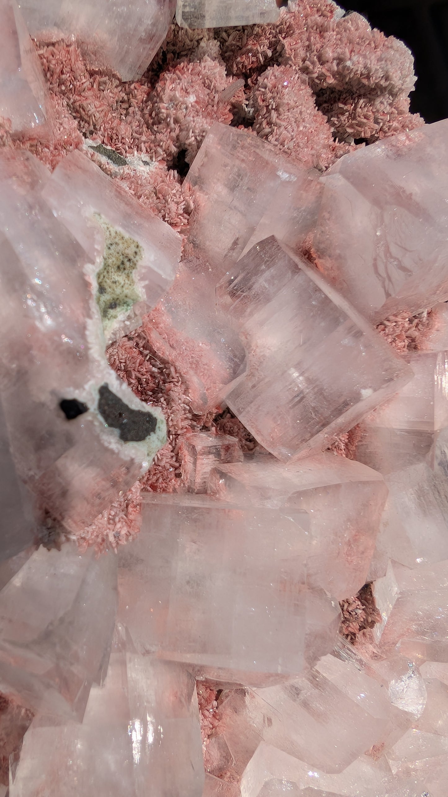 Large Pink Chalcedony with Apophyllite | Nashik, Maharashtra, India | 1.8kg