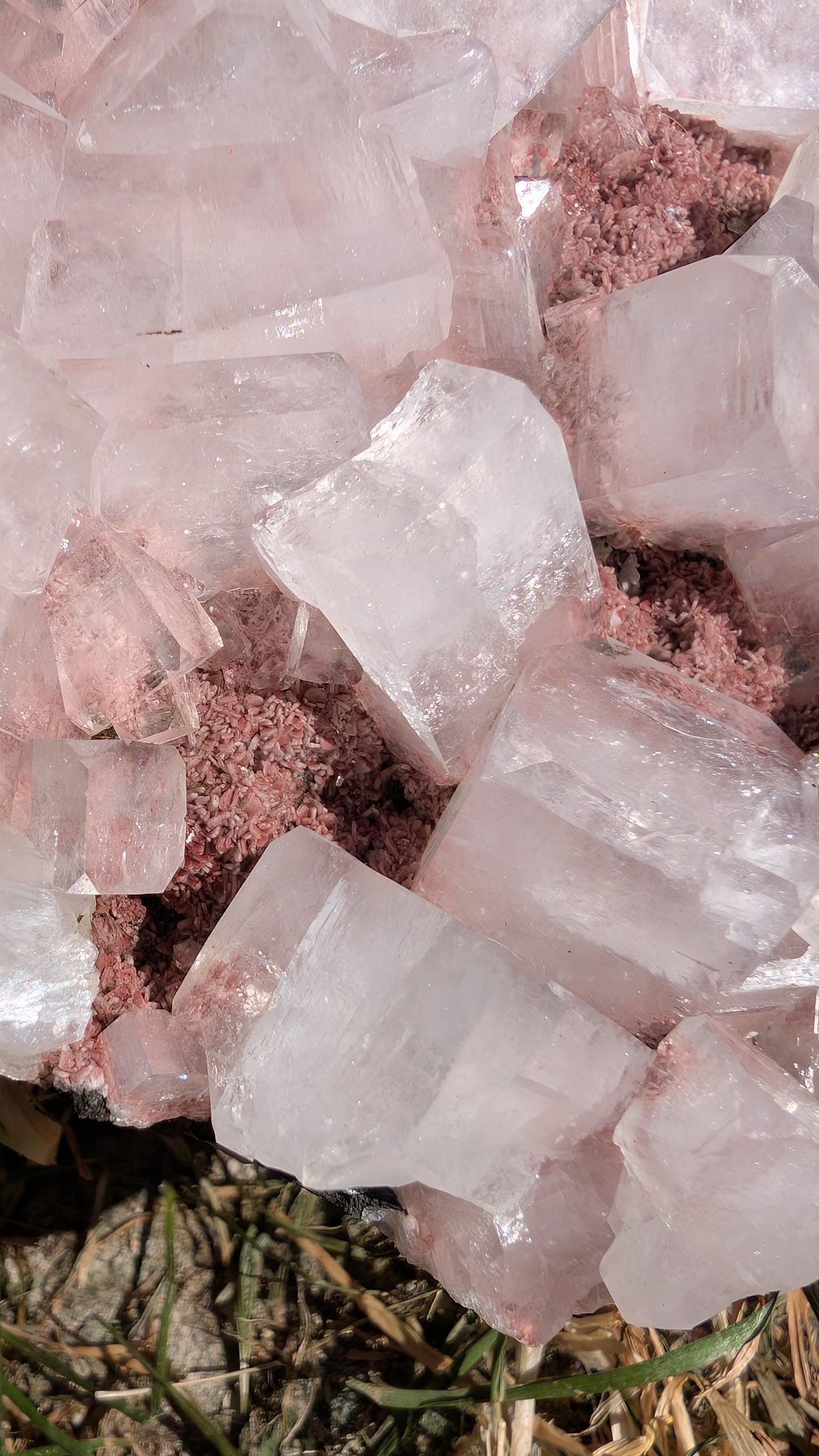 Large Pink Chalcedony with Apophyllite | Nashik, Maharashtra, India | 1.8kg