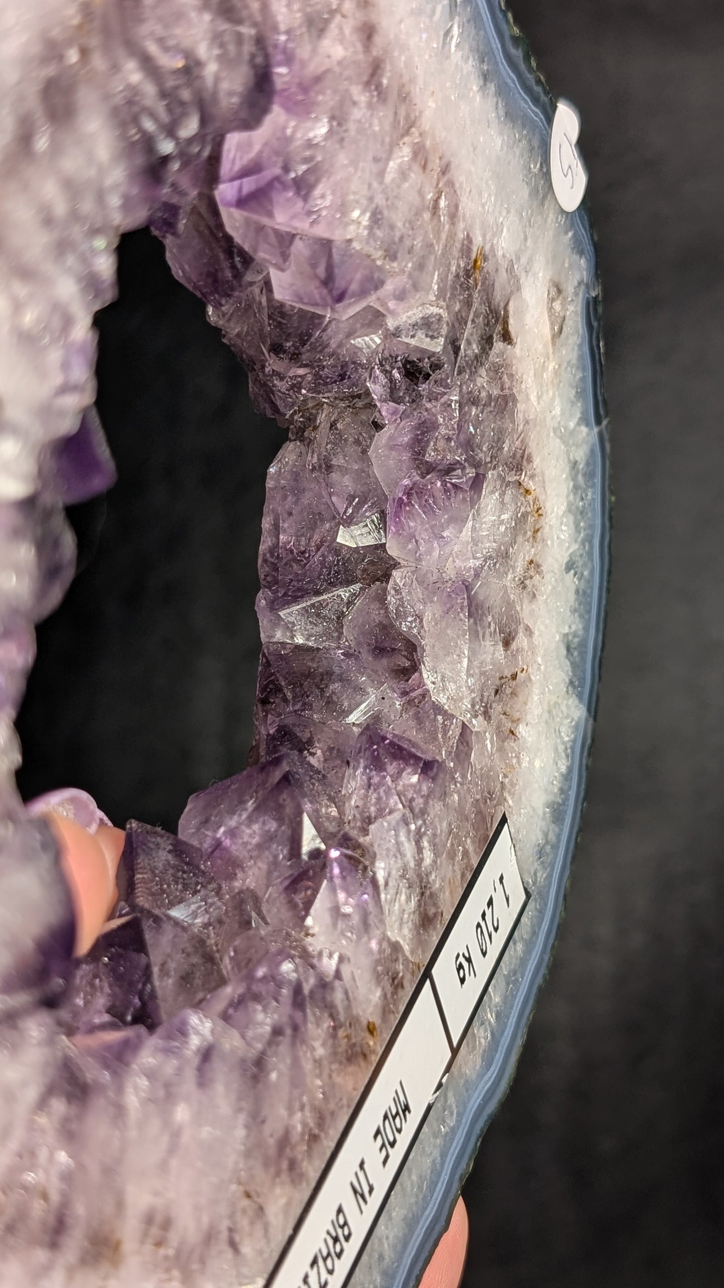 Brazilian Amethyst Portal on Custom Display Stand – 1.5kg
Product Description
