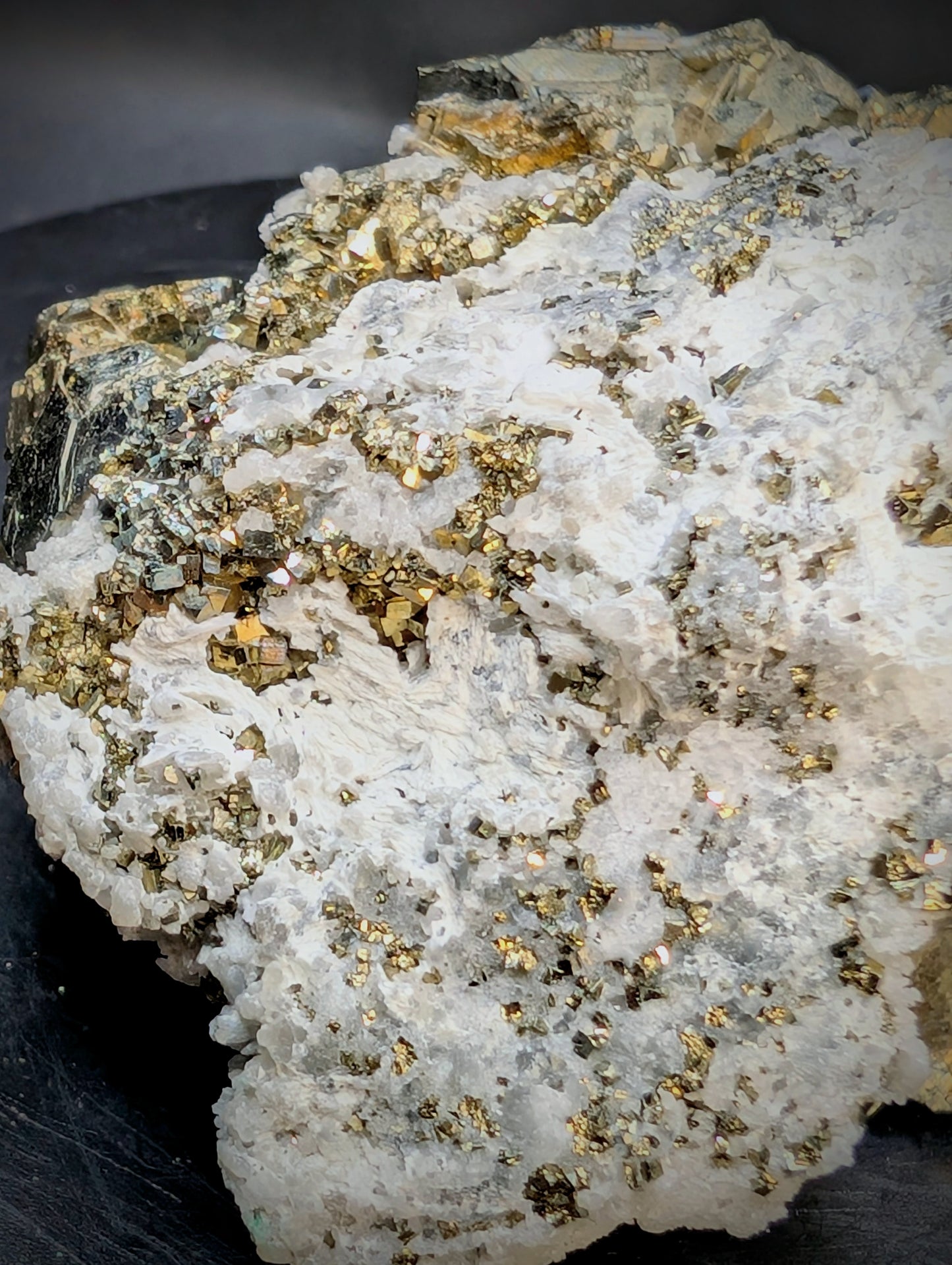 Large Pyrite Crystal Cluster on Quartz Matrix – Erongo, Namibia | Natural Collector Mineral Specimen