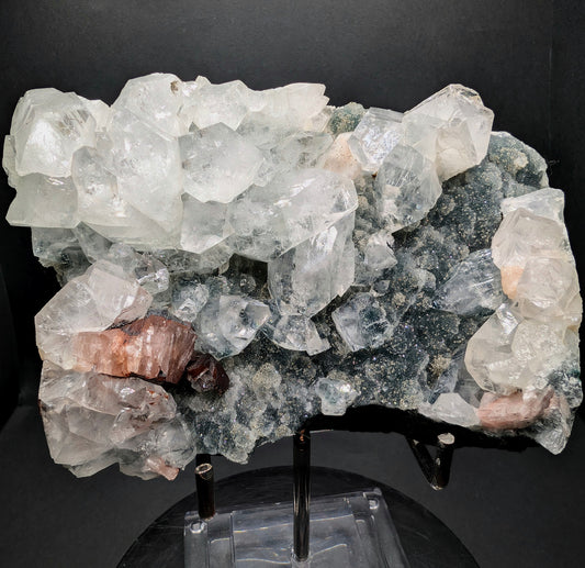 Apophyllite & Stilbite Crystal Cluster – 437g